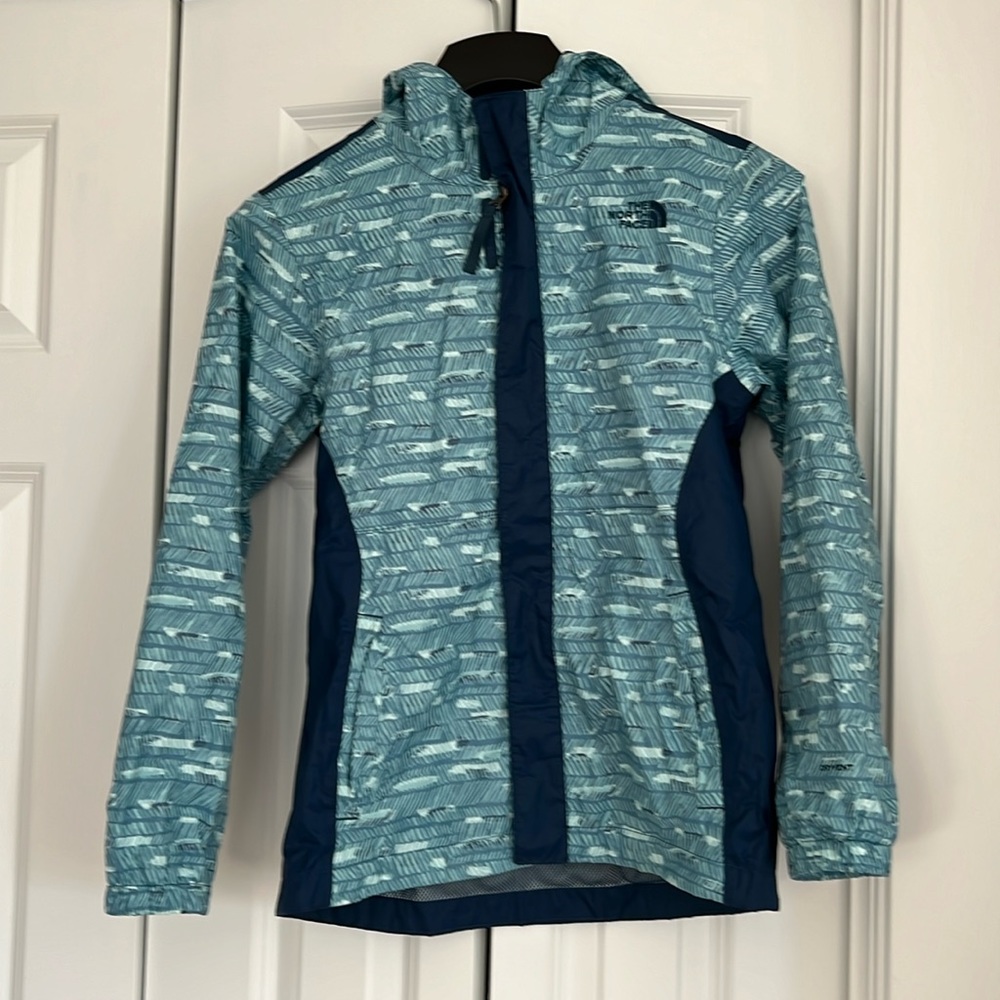 The North Face Kids Raincoat - Blue Pattern